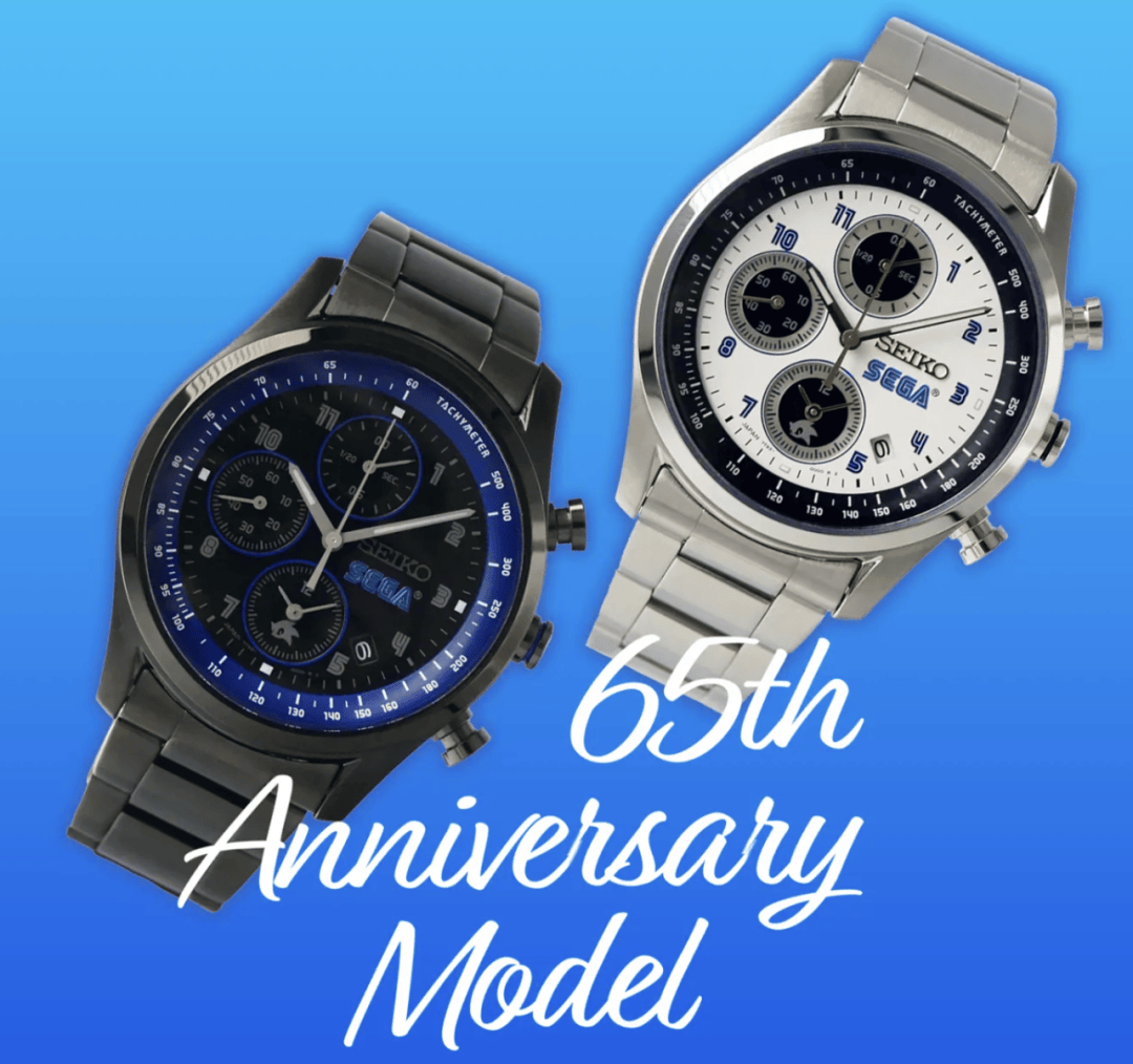 念：藏在精工表盘里的索尼克世嘉（SEGA）65周年纪(图2)